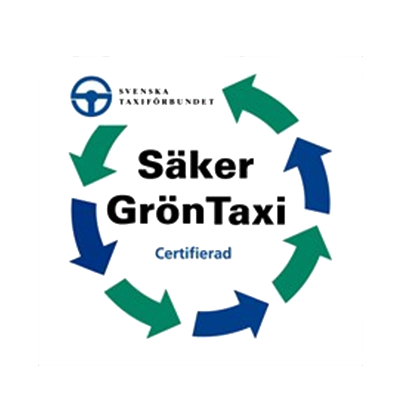 Certifierad - Säker GrönTaxi. Svenska Taxiförbundet
